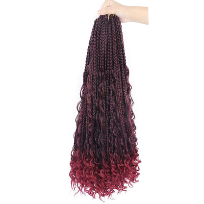 Now Available at Buy Center: Chemical Fiber Hair Three-strand African Braid Crochet Hair