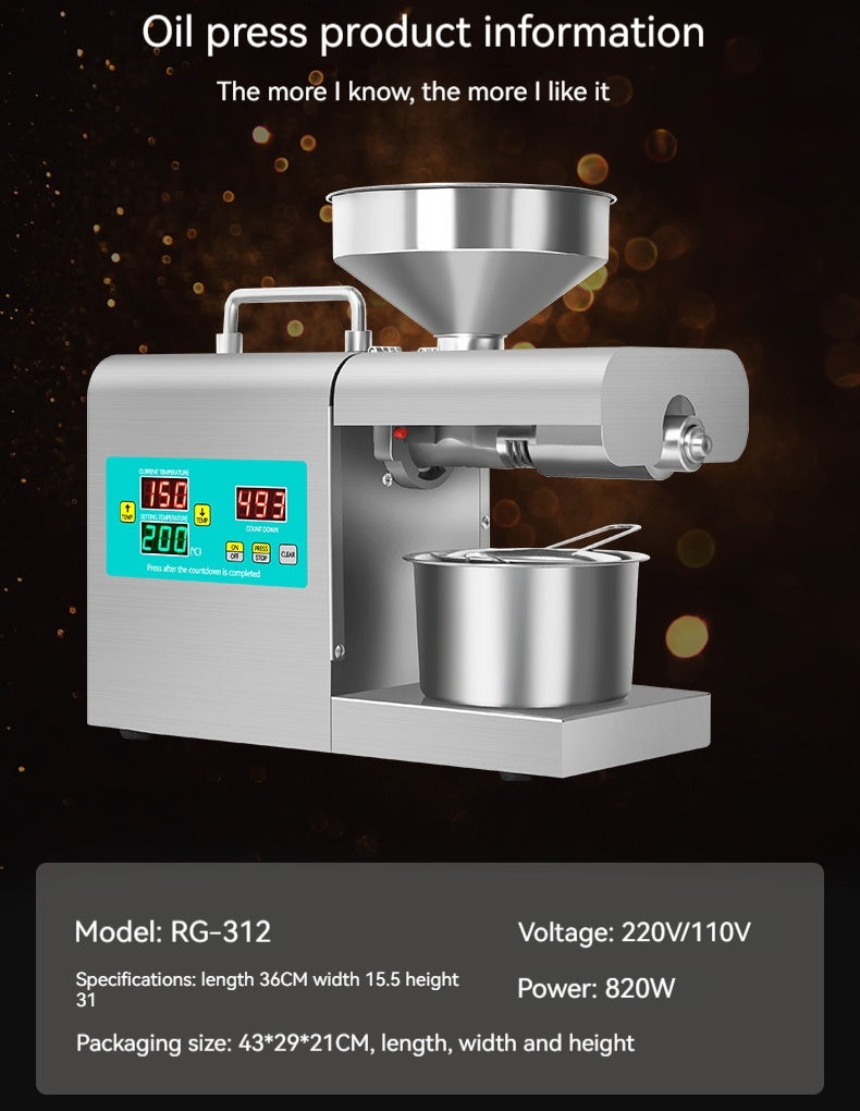 Newly Released at Buy Center: Xiangwei RG-311 & Rg-312 Household Oil Press