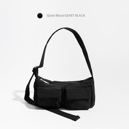 Newly Released at Buy Center: Women's Large-capacity Multi-bag Vintage Nylon Bag Black