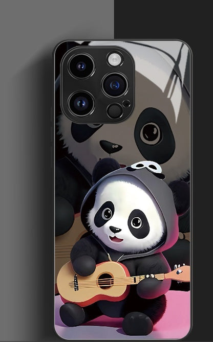 Just Arrived at Buy Center: Panda Phone Case Cute Cartoon National Treasure Glass Hard Case Bass Panda