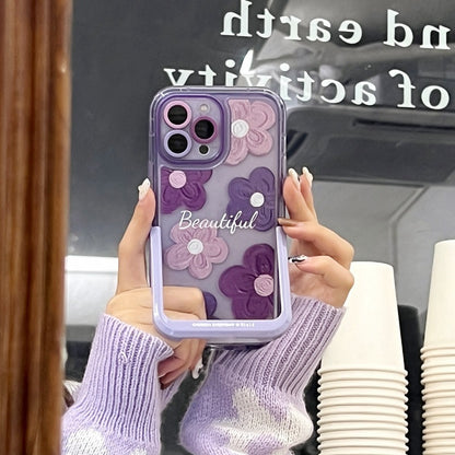 Fresh Arrivals at Buy Center: Cute Oil Painting Flower Invisible Bracket Phone Case