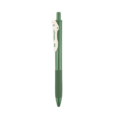 New at Buy Center: Retro Color Gel Pen Set Student Stationery Olive green