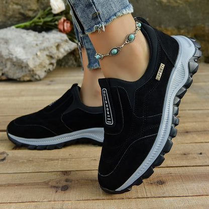 New Outdoor Slip-on Sports Shoes Comfortable Walking Running Sneakers Women