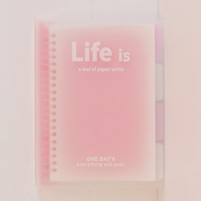 Fashion Colorful Personality Simple Notebook B5 Dream Pink