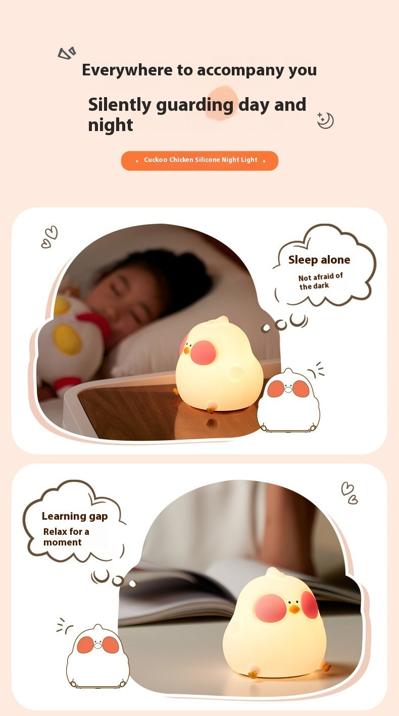 Fresh Arrivals at Buy Center: Cool Chicken Silicone Night Lamp Creative RGB Colorful Remote Control Night Light