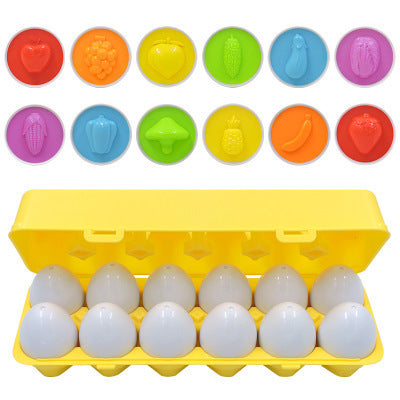 Baby Learning Educational Toy Smart Egg Toy Games Shape Matching Sorters Toys Montessori Eggs Toys For Kids Children 2style