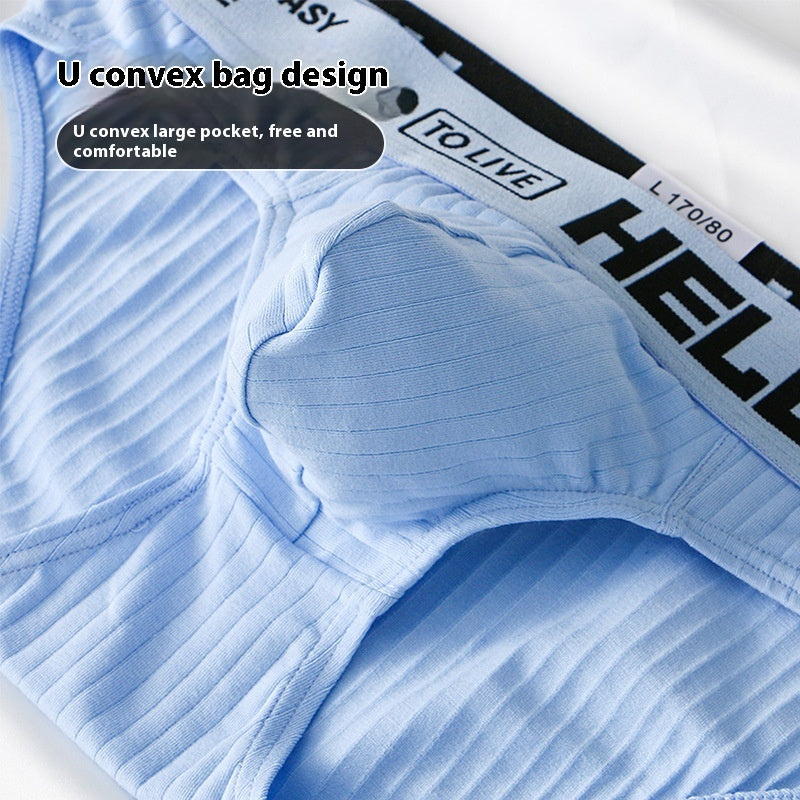 Men's Triangle Underwear Mid-waist Breathable