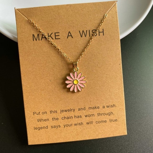 Women's Fashion Sunflower Pendant Necklace Buy Center