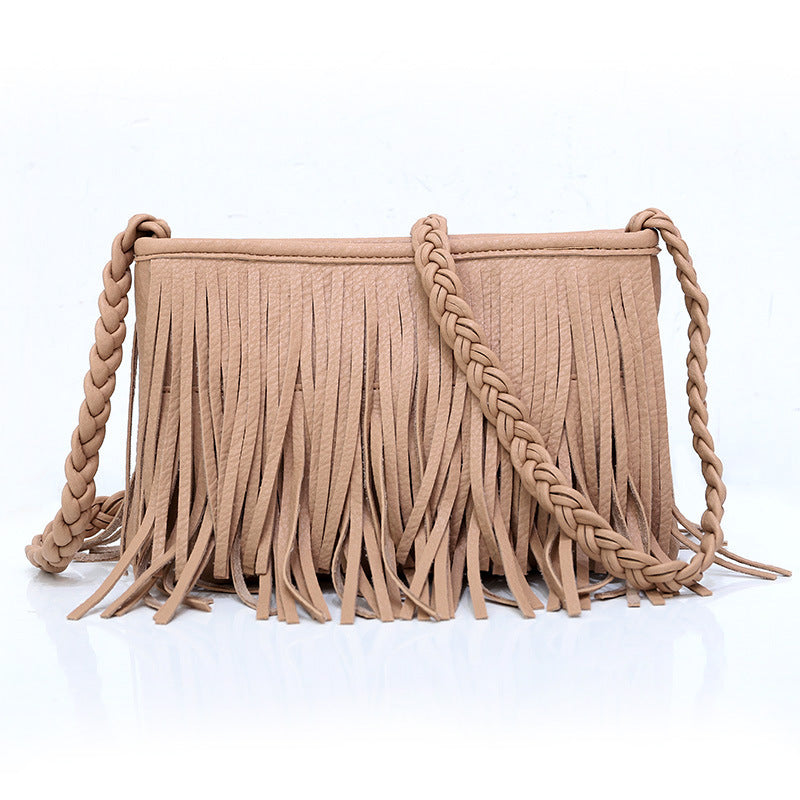 Hand-woven Tassel Bag Shoulder Crossbody Bag Buy Center