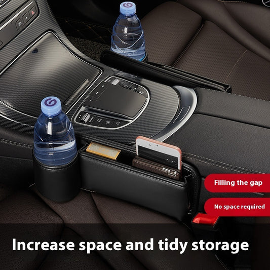 Just Arrived at Buy Center: Car Seat Gap Storage Box Water Cup Holder