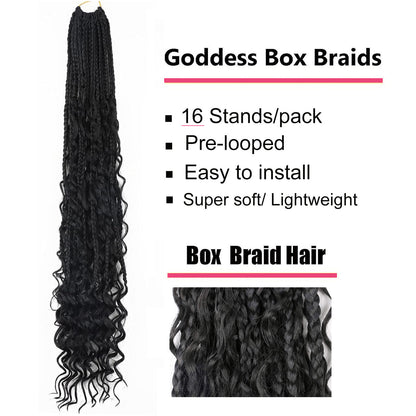 Now Available at Buy Center: Chemical Fiber Hair Three-strand African Braid Crochet Hair