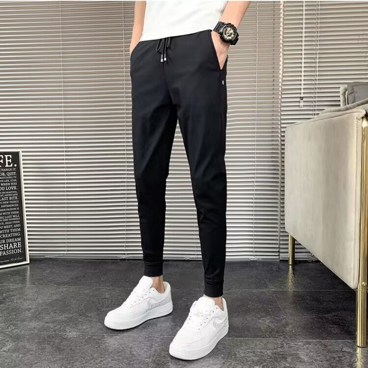 Autumn And Winter Lights Men's American Casual Pants High Street Fashion Brand Straight Flow Wide Leg Long Buy Center