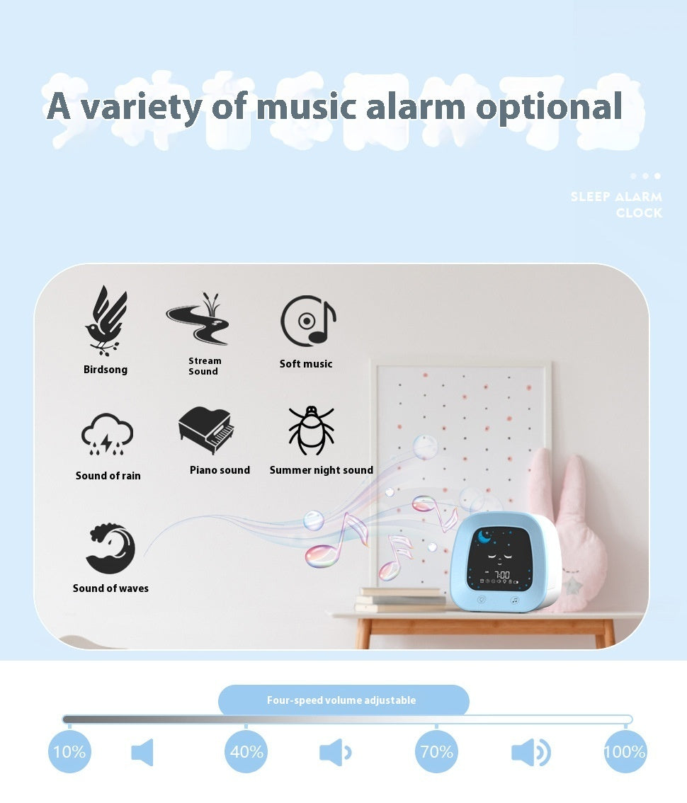 Hot New Arrivals at Buy Center: Children's Music Alarm Student Mute Snooze Alarm Bedside Luminous Clock