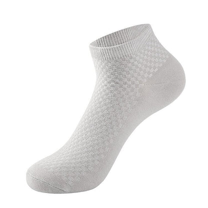 Chaussettes courtes invisibles pour hommes, tube court, bouche peu profonde