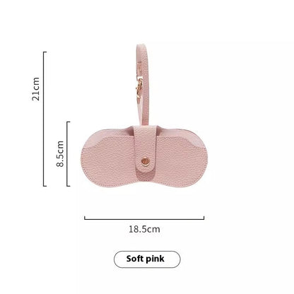 Bolsa para gafas de niños Caja de almacenamiento para mujeres Funda protectora antirretroceso portátil para gafas de sol