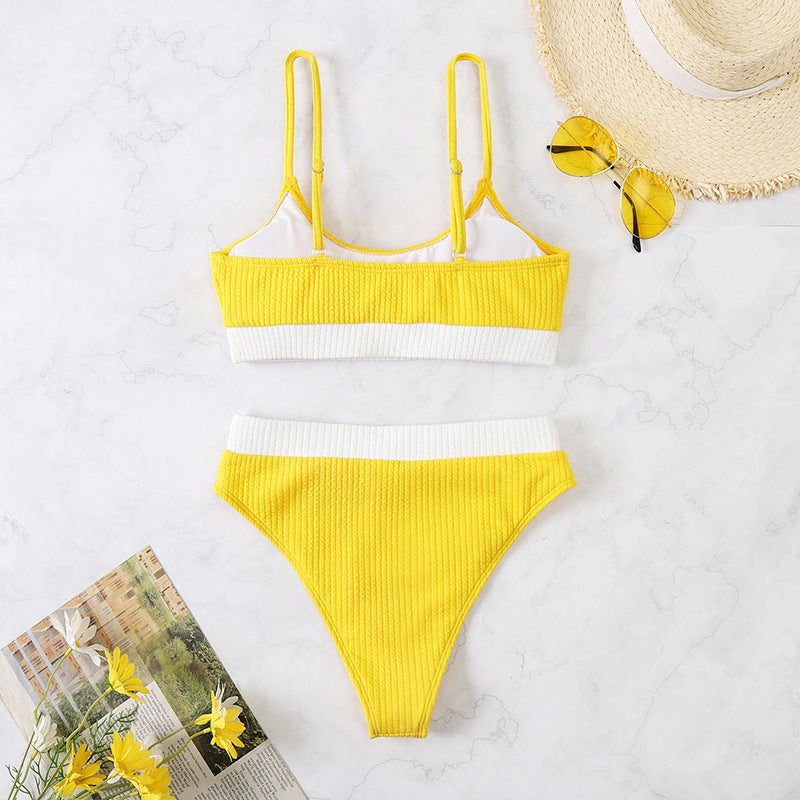 Newly Released at Buy Center: Women's Color Matching Bikini Swimsuit