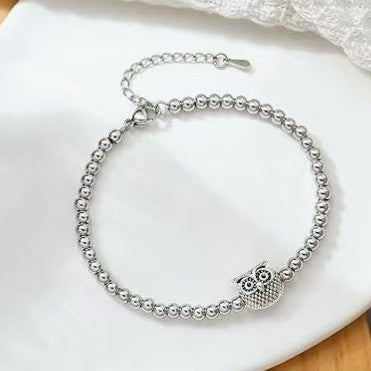 Pulsera de Búho para Mujer Bendición Inglesa Cartón