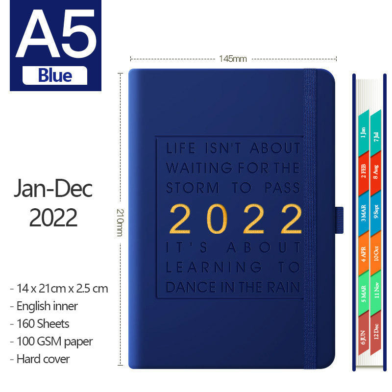 Fresh Arrivals at Buy Center: Plan English Inside Pages Navy Blue A5