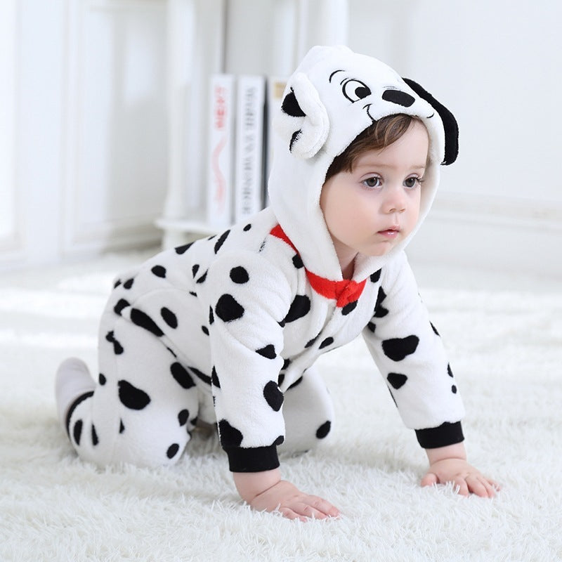 Newly Released at Buy Center: Toluo Rabbit Flannel Comfortable Animal Shape Puppy Jumpsuit