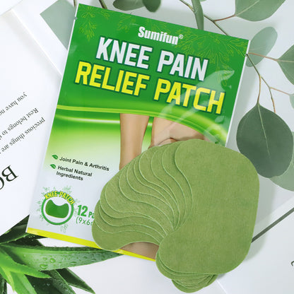 New Argy Wormwood Knee Plaster Self-heating Pain Relief Pain Relieving Exercise Fitness