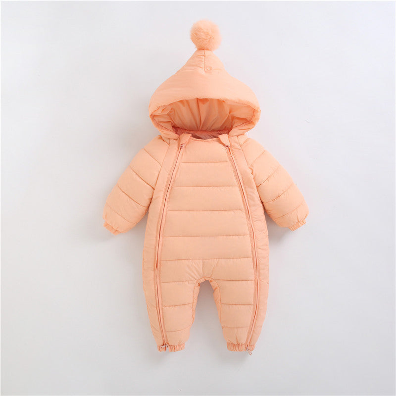 Newly Arrived at Buy Center: Newborn Cotton For Men And Women, Baby Climbing Clothes Orange