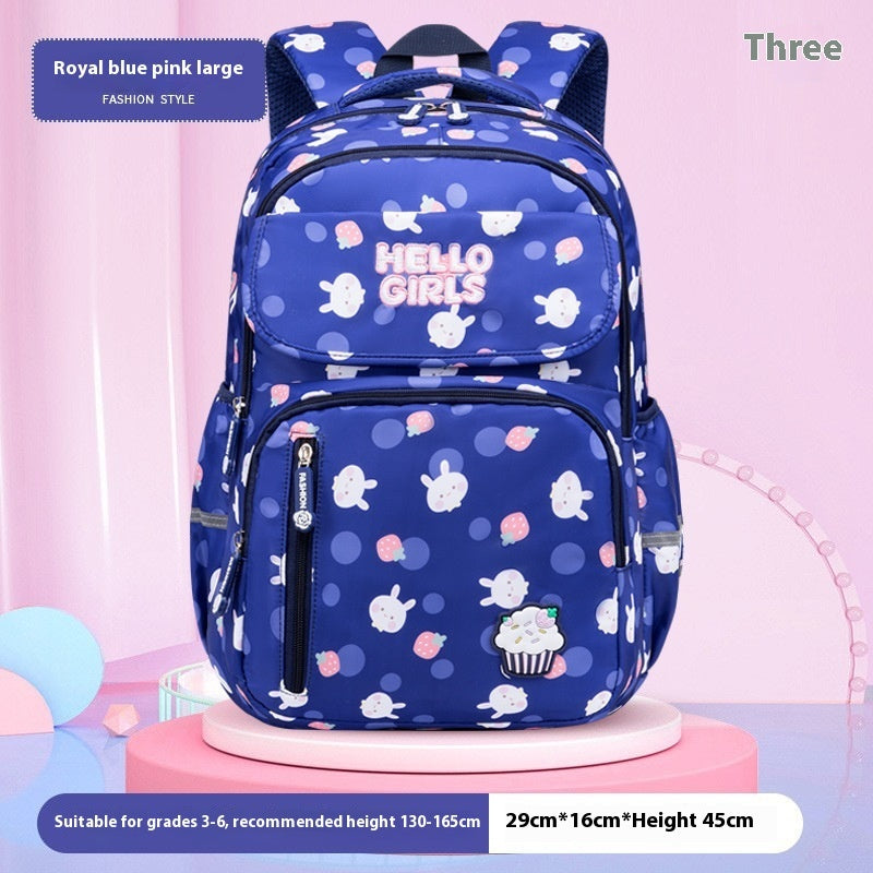 Fresh on the Scene at Buy Center: 6-12-year-old Primary School Children's Backpack Large Capacity Schoolbag Blue Plus Size