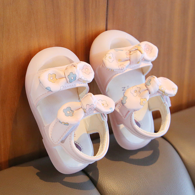 Just Arrived at Buy Center: Baby Flower Soft Bottom Toddler Shoes