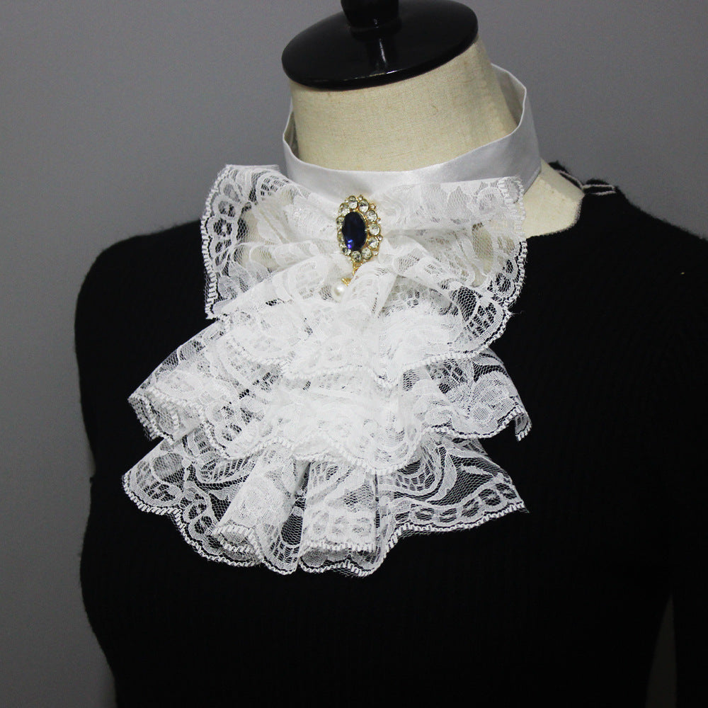 Fresh Arrivals at Buy Center: Retro Small Scarf Lace Decoration