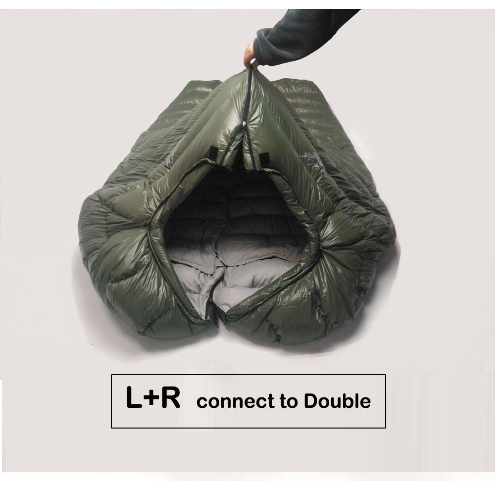 Kamperbox Cold Temperature Winter Sleeping Bag Down Sleeping Bag Winter Camping Sleeping Bag