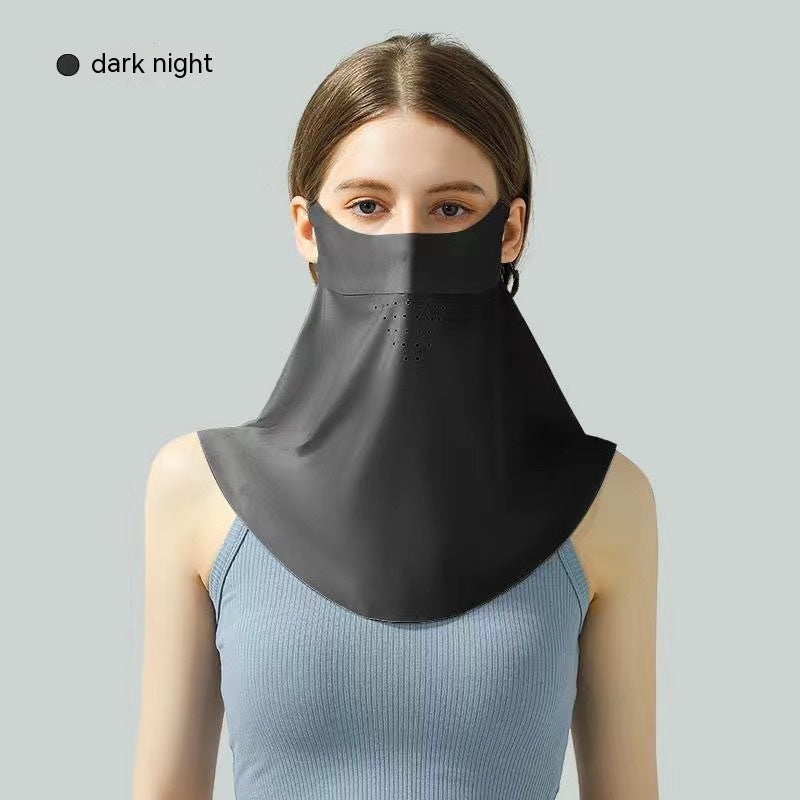 Facekini Full Face Sunscreen Mask Breathable Thin Ice Silk Buy Center