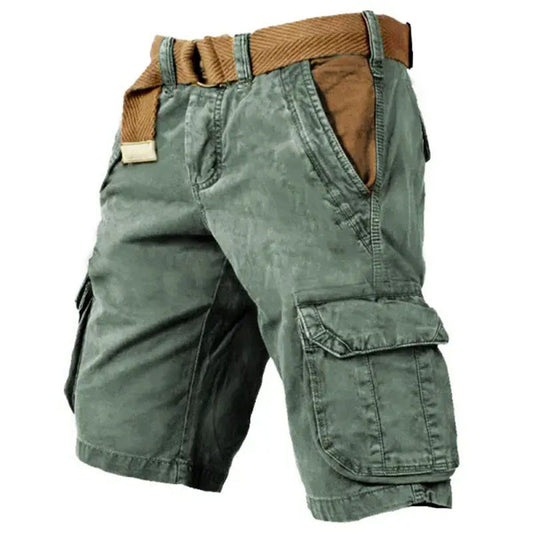 Hot New Items at Buy Center: Oversized Cargo Sports Loose Wear-resistant Cropped Casual Pants Green