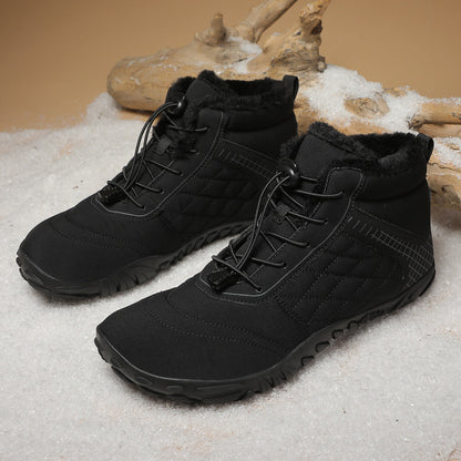 Buy Center Excellence-Winter Cotton Shoes Outer Velvet Thickening Black A109