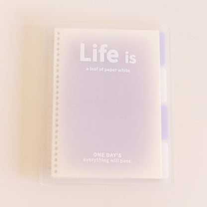 Fashion Colorful Personality Simple Notebook A5 Dream Purple