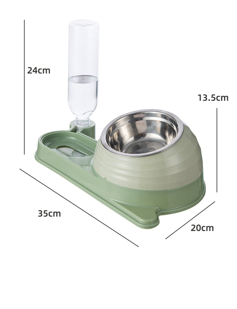 Hot New Items at Buy Center: Cat Food Bowl Cat Bowls Whisker Friendly With Water Dispenser For Cats And Small Dogs