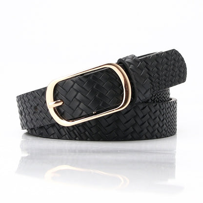 Ceinture à boucle ardillon tendance pour femme