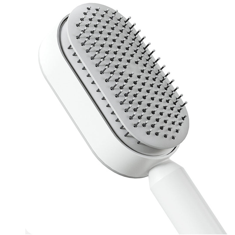 Newly Arrived at Buy Center: Self Cleaning Hair Brush For Women Massage Scalp Promote Blood Circulation Anti Hair Loss 3D Hair Growth Comb Hairbrush Self-Cleaning Hair Brush 3D Air Cushion Massager Brush Airbag Massage Comb B