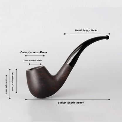 Newly Released at Buy Center: Costustoot Handmade Blackwood Pipe Wooden Smoking Set Pipe Dual-use Wgac0028