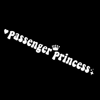 Newly Released at Buy Center: Passenger Princess Automobile Sticker Interesting Creative Suitable For Car Rearview Mirror White