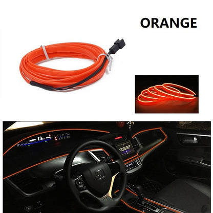 Fresh on the Scene at Buy Center: Car Mounted Ambient Light 6-meter USB LED Light Emitting Cable Orange Usb Drive 6 M