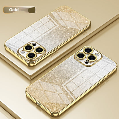 Buy Center Excellence-Gradient Plating Protective Cover Phone Case Gold