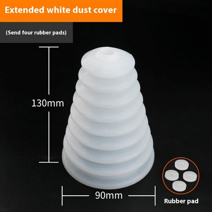 Fresh Arrivals at Buy Center: Hammer Dust Cover Impact Drill Accessories White Lengthened Plastic 3