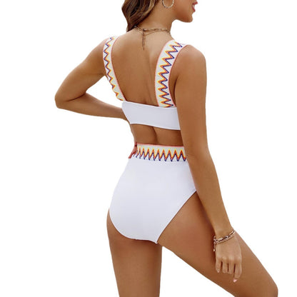 Hot New Items at Buy Center: Women's Lace-up Split Swimsuit Bikini