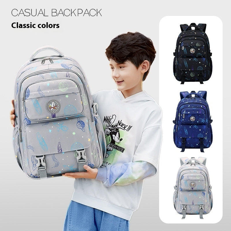 Primary School Student Starry Sky Leisure Schoolbag Junior High School Student Backpack