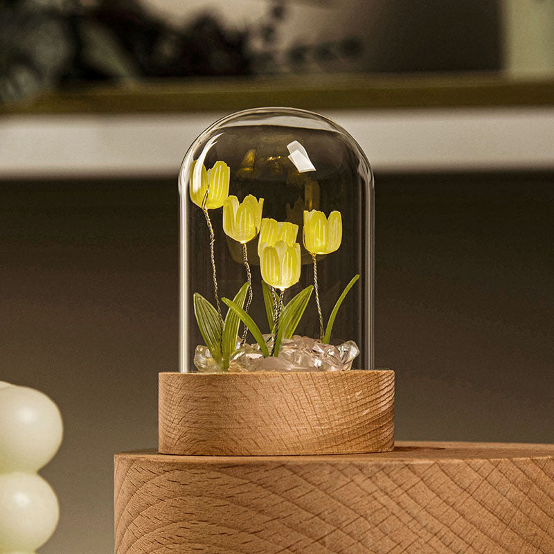 Tulip Small Night Lamp Handmade Desktop Decoration Buy Center