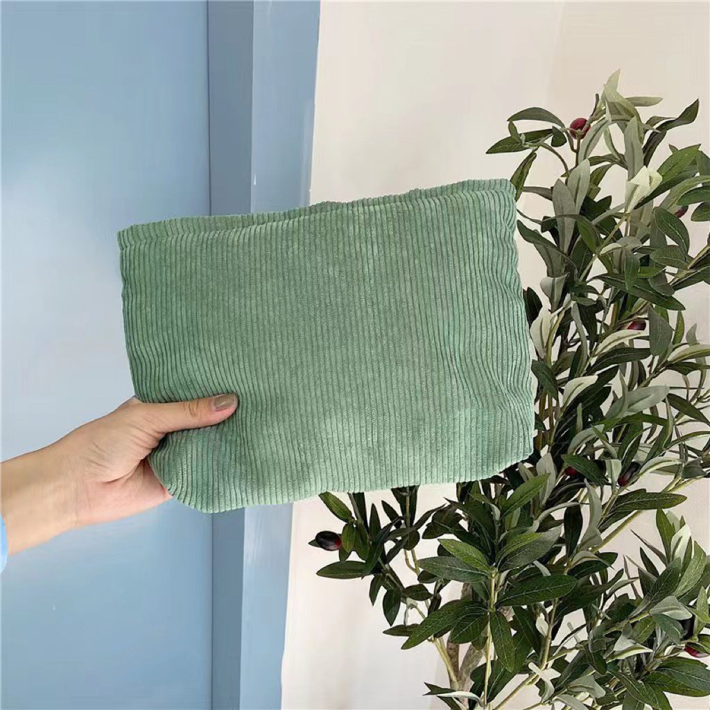 Corduroy Canvas Makeup Bag Simple Buy Center