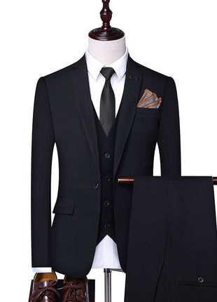 Ropa de negocios para primavera y otoño para hombre Vestido de boda para banquete de novio