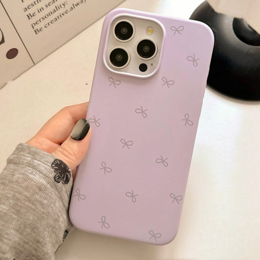 Phone Case Bow Liquid Silicone Skin Feeling Drop-resistant | Phones & Accessories1 | Buy Center