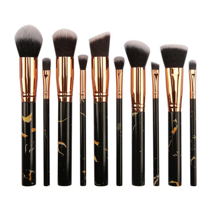 Trending Now at Buy Center: 10 marble makeup brush sets, beauty tools, blush, eye shadow, face modification, 5 big 5 small explosions. Black Opp