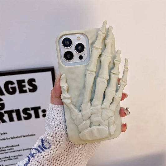 Buy Center Top Rated-Skull Hand Bone Three-dimensional Relief Mobile Phone Protective Case