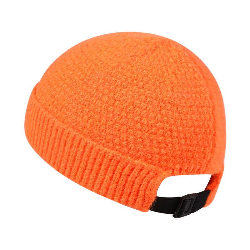 Outdoor Autumn And Winter Warm Hemming Knitted Woolen Cap